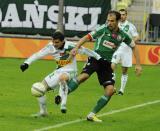 4 Listopad 2012; Mateusy Machaj, Lechia Gdańsk i Artur Jędrzejczak, Legia Warszawa. Dziesiąta kolejka T-Mobile Ekstraklasa 2012/2013 - Lechia Gdańsk v Legia Warszawa. PGE Arena Gdańsk. Fot. Tomasz Żuber / GrFoto.org *** Local Caption *** 4 November 2012; Mateusy Machaj, Lechia Gdansk and Artur Jedrzejczak, Legia Warszawa. T-Mobile Ekstraklasa 2012/2013, Round 10 - Lechia Gdansk v Legia Warszawa. PGE Arena Gdańsk. Picture credit: Tomasz Żuber / GrFoto.org