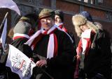 11 Listopad 2011; Parada Niepodległości w Gdańsku. Po raz pierwszy parada miała patrona, którym został Jan Heweliusz. Gdańskie obchody Swięta Niepodległości są jednymi z największych w kraju. Fot. Magdalena Żuber / GrFoto.org *** Local Caption *** 11 November 2011; The Independance day parade in Gdańsk. For the first time parade had a Patron of Lech Walesa. Gdańsk. Picture credit: Magdalena Żuber / GrFoto.org