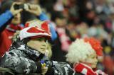 22 Marzec 2013; Kibice podczas spotkania. Mecz Eliminacji Mistrzostw Świata 2014 w Brazylii - Polska v Ukraina. Stadion Narodowy, Warszawa, Polska. Fot. Tomasz Żuber / GrFoto.org *** Local Caption *** 22 March 2013; Supporters during the game. The 2014 FIFA World Cup Brazil Qualification – UEFA Group H - Poland v Ukraine. Warsaw National Stadium, Poland. Picture credit: Tomasz Zuber / GrFoto.org