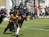 1 Maj 2011; Seahawks Gdynia v Warsaw Eagles - czwarta kolejka spotkań I PLFA. Narodowy Stadion Rugby, Gdynia. Fot. Tomasz Żuber / GrFoto.org