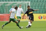 2 Lipca 2011; Łukasz Surma, Lechia Gdańsk przeciwko zawodnikowi Olimpia Grudziądz. Pierwszy sparing po powrocie ze zgrupowania do Gdańska - Lechia Gdańsk v Olimpia Grudziądz. Stadion Miejski, Gdańsk. Fot. Tomasz Żuber / GrFoto.org  *** Local Caption *** 2 july 2011; Łukasz Surma, Lechia Gdańsk. First sparing after the team come back to Gdańsk from being away - Lechia Gdańsk v Olimpia Grudziądz. City Stadium of Traugutta, Gdansk. Picture credit: Tomasz Żuber / GrFoto.org