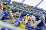 20 Sierpień 2011; Kibice podczas spotkania. Piąta kolejka I Ligi Piłki Nożnej 2011/2012 - Arka Gdynia v Olimpa Elbląg. Stadion Miejski, Gdynia. Fot. Tomasz Żuber / GrFoto.org 