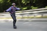 30 Sierpien 2009; Downhill, zjazd ekstremalny rolkarzy ulica Slowackiego, III Gdanski Zjazd Rolkarzy. Gdansk. Tomasz Zuber / GrFoto.org