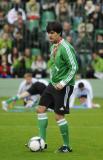 4 Czerwiec 2012; Trening otwarty reprezentacji Niemiec, w ramach przygotowań do UEFA EURO 2012. Podopieczni Joachima Loewa zaprezentowali się na stadionie przy Traugutta w Gdańsku. Trening Niemców oglądało ok. 11 tys. kibiców. Stadion Miejski, Gdańsk. Fot. Tomasz Żuber / GrFoto.org