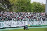 8 Maj 2011; Transparent na trybunie obu drużyn. Dwudziesta piąta kolejka Ekstraklasy 2010/2011 - Lechia Gdańsk v Wisła Kraków. Stadion Miejski, Gdańsk. Fot. Tomasz Żuber / GrFoto.org