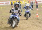 18 Wrzesień 2011; Pokazowe wyścigi motocross dzieci. IV Runda Mistrzostw Polski i Pucharu Polski w Motocrossie Quadów i Mistrzostw Okręgu. Tor Motocrossowy, Borkowo. Fot. Tomasz Zuber / GrFoto.org 