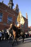 11 Listopad 2011; Parada Niepodległości w Gdańsku. Po raz pierwszy parada miała patrona, którym został Jan Heweliusz. Gdańskie obchody Swięta Niepodległości są jednymi z największych w kraju. Fot. Magdalena Żuber / GrFoto.org *** Local Caption *** 11 November 2011; The Independance day parade in Gdańsk. For the first time parade had a Patron of Lech Walesa. Gdańsk. Picture credit: Magdalena Żuber / GrFoto.org