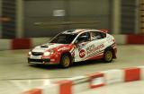 17 Luty 2012; Krzysztof Oleksowicz z Jacek Rathe, w Subaru Impreza Sti spec C, podczas prologu 8. edycji Rajdu Lotos Baltic Cup zaliczanego do Rajdowych Samochodowych Mistrzostw Polski. Super odcinek specjalny po raz drugi w historii polskich rajdów, zorganizowany w zadaszonym obiekcie. Hala ERGO ARENA, Gdansk – Sopot. Fot. Tomasz Zuber / GrFoto.org *** Local Caption *** 17 February 2012; Krzysztof Oleksowicz and Jacek Rathe in Subaru Impreza Sti spec C during the 8th International LOTOS Baltic Cup Rally 2012. This year LOTOS Baltic Cup Rally is an elimination of the First Rally Championship of Poland and Rally Cup of Poland. Picture credit: Tomasz Zuber / GrFoto.org