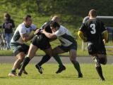 2 Październik 2010; RC Lechia Gdańsk - RC Arka Gdynia - Ekstraliga rugby 2010/2011 - runda V. Stadion GOKF, Gdańsk. Fot. Tomasz Żuber / GrFoto.org