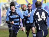 9 Kwiecień 2011; MKS Ogniwo Sopot v KS Posnania Poznań - jedenasta kolejka Ekstraligi rugby 2010/2011. Stadion MKS Ogniwo, Sopot. Fot. Tomasz Żuber / GrFoto.org 
