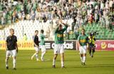 22 Maj 2011; Radość zespołu Lechii Gdańsk po wygranym meczu. Dwudziesta ósma kolejka Ekstraklasy 2010/2011 - Lechia Gdańsk v Lech Poznań. Stadion Miejski, Gdańsk. Fot. Tomasz Żuber / GrFoto.org *** Local Caption *** 22 May 2011; Thanks and congratulations to the Lechia Gdansk team mates after the final whistle. Ekstraklasa 2010/2011, Round  28 - Lechia Gdańsk v Lech Poznań. City Stadium of Traugutta, Gdansk. Picture credit: Tomasz Żuber / GrFoto.org