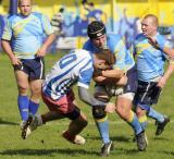 2 Październik 2010; MKS Ogniwo Sopot v RzKS Juvenia Kraków - Ekstraliga rugby 2010/2011 - runda V. Stadion MKS Ogniwo, Sopot. Fot. Tomasz Żuber / GrFoto.org