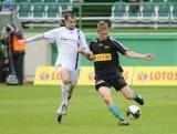 2 Lipca 2011; Patryk Brzeski, Lechia Gdańsk przeciwko zawodnikowi Zawisza Bydgoszcz. Drugi sparing po powrocie ze zgrupowania do Gdańska - Lechia Gdańsk v Zawisza Bydgoszcz. Stadion Miejski, Gdańsk. Fot. Tomasz Żuber / GrFoto.org  *** Local Caption *** 2 July 2011; Patryk Brzeski, Lechia Gdańsk. Second sparing after the team come back to Gdańsk from being away - Lechia Gdańsk v Zawisza Bydgoszcz. City Stadium of Traugutta, Gdansk. Picture credit: Tomasz Żuber / GrFoto.org