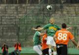 29 Maj 2011; Uderzenie głową Vytautas Andriuskevicius, Lechia Gdańsk. Trzydziesta kolejka Ekstraklasy 2010/2011 - Lechia Gdańsk v Zagłębie Lublin. Stadion Miejski, Gdańsk. Fot. Tomasz Żuber / GrFoto.org *** Local Caption *** 29 May 2011; Vytautas Andriuskevicius, Lechia Gdańsk. Ekstraklasa 2010/2011, Round  30 - Lechia Gdańsk v Zagłębie Lublin. City Stadium of Traugutta, Gdansk. Picture credit: Tomasz Żuber / GrFoto.org