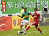 8 Maj 2011; Luiz Santos Deleu, Lechia Gdańsk i Patryk Małecki, Wisła Kraków. Dwudziesta piąta kolejka Ekstraklasy 2010/2011 - Lechia Gdańsk v Wisła Kraków. Stadion Miejski, Gdańsk. Fot. Tomasz Żuber / GrFoto.org *** Local Caption *** 8 May 2011; Luiz Santos Deleu, Lechia Gdańsk and Patryk Małecki, Wisła Kraków. Ekstraklasa 2010/2011, Round 25 - Lechia Gdańsk v Wisła Kraków. City Stadium of Traugutta, Gdansk. Picture credit: Tomasz Żuber / GrFoto.org