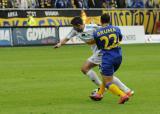 1 Maj 2011; Marko Bajić, Lechia Gdańsk, i Marciano Bruma, Arka Gdynia. Dwudziesta czwarta kolejka Ekstraklasy 2010/2011 - Arka Gdynia v Lechia Gdańsk. Stadion Miejski, Gdynia. Fot. Tomasz Żuber / GrFoto.org