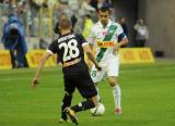 30 Wrzesień 2012; Łukasz Surma, Lechia Gdańsk i Bartosz Ślusarski, Lech Poznań. Szósta kolejka T-Mobile Ekstraklasa 2012/2013 - Lechia Gdańsk v Lech Poznań. PGE Arena Gdańsk. Fot. Tomasz Żuber / GrFoto.org *** Local Caption *** 30 September 2012; Lukas Surma, Lechia Gdańsk and Bartosz Slusarski, Lech Poznan. T-Mobile Ekstraklasa 2012/2013, Round 6 - Lechia Gdansk v Lech Poznan. PGE Arena Gdańsk. Picture credit: Tomasz Żuber / GrFoto.org