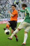 9 Kwiecień 2012; Paweł Nowak, Lechia Gdańsk i Ivan Hodur, Zagłębie Lublin. Dwudziesta piąta kolejka T-Mobile Ekstraklasa 2011/2012 - Lechia Gdańsk v Zagłębie Lublin. PGE Arena Gdańsk. Fot. Tomasz Żuber / GrFoto.org Nowak i 8 *** Local Caption *** 9 April 2012; Paweł Nowak, Lechia Gdańsk and Ivan Hodur, Zagłębie Lublin. T-Mobile Ekstraklasa 2011/2012, Round 25 - Lechia Gdańsk v Zagłębie Lublin. PGE Arena Gdańsk. Picture credit: Tomasz Żuber / GrFoto.org