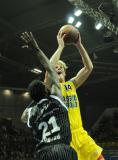 10 Listopad 2010; Asseco Prokom Gdynia v Partizan Belgrad. Turkish Airlines Euroleague. HSW Gdynia. Fot. Tomasz Żuber / GrFoto.org