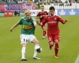 8 Maj 2011; Ivans Lukjanovs, Lechia Gdańsk i Dragan Paljić, Wisła Kraków. Dwudziesta piąta kolejka Ekstraklasy 2010/2011 - Lechia Gdańsk v Wisła Kraków. Stadion Miejski, Gdańsk. Fot. Tomasz Żuber / GrFoto.org *** Local Caption *** 8 May 2011; Ivans Lukjanovs, Lechia Gdańsk and Dragan Paljić, Wisła Kraków. Ekstraklasa 2010/2011, Round 25 - Lechia Gdańsk v Wisła Kraków. City Stadium of Traugutta, Gdansk. Picture credit: Tomasz Żuber / GrFoto.org