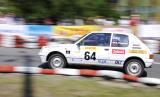 9 Lipiec 2011; Artur Przęczek, w Peugeot 205, podczas piątej rundy Górskich Samochodowych Mistrzostw Polski - LOTOS Grand Prix Sopot 2011. Fot. Tomasz Żuber / GrFoto.org