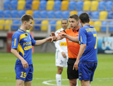 1 Maj 2011; Miroslav Bożok i Paweł Zawistowski, Arka Gdynia. Dwudziesta czwarta kolejka Ekstraklasy 2010/2011 - Arka Gdynia v Lechia Gdańsk. Stadion Miejski, Gdynia. Fot. Tomasz Żuber / GrFoto.org