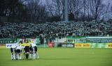 1 Kwiecień 2011; Kibice podczas spotkania. Dwudziesta kolejka Ekstraklasy 2010/2011 - Lechia Gdańsk v GKS Bełchatów. Stadion Miejski, Gdańsk. Fot. Tomasz Żuber / GrFoto.org *** Local Caption *** 1 April 2011; Supporters during the game. Ekstraklasa 2010/2011, Round 20 - Lechia Gdańsk v GKS Bełchatów. City Stadium of Traugutta, Gdansk. Picture credit: Tomasz Żuber / GrFoto.org