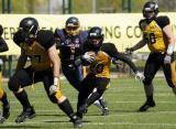 1 Maj 2011; Seahawks Gdynia v Warsaw Eagles - czwarta kolejka spotkań I PLFA. Narodowy Stadion Rugby, Gdynia. Fot. Tomasz Żuber / GrFoto.org