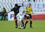 14 Maj 2011; Faulowany Marko Bajic, Lechia Gdańsk i Bruno Coutinho, Polonia Warszawa. Dwudziesta siódma kolejka Ekstraklasy 2010/2011 - Lechia Gdańsk v Polonia Warszawa. Stadion Miejski, Gdańsk. Fot. Tomasz Żuber / GrFoto.org *** Local Caption *** 14 May 2011; Marko Bajic, Lechia Gdańsk and Bruno Coutinho, Polonia Warszawa. Ekstraklasa 2010/2011, Round 27 - Lechia Gdańsk v Polonia Warszawa. City Stadium of Traugutta, Gdansk. Picture credit: Tomasz Żuber / GrFoto.org