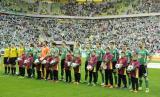 3 Maj 2012: Prezentacja drużyn. Dwudziesta dziewiąta kolejka T-Mobile Ekstraklasa 2011/2012 - Lechia Gdańsk v Legia Warszawa. PGE Arena Gdańsk. Fot. Tomasz Żuber / GrFoto.org *** Local Caption *** 3 May 2012; Teams presentation prior of the match. T-Mobile Ekstraklasa 2011/2012, Round 29 - Lechia Gdansk v Legia Warszawa. PGE Arena Gdańsk. Picture credit: Tomasz Żuber / GrFoto.org