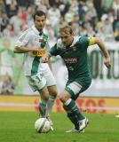 21 Październik 2012; Rafał Grodzicki, Śląsk Wrocław i Piotr Wiśniewski, Lechia Gdańsk. Ósma kolejka T-Mobile Ekstraklasa 2012/2013 - Lechia Gdańsk v Śląsk Wrocław. PGE Arena Gdańsk. Fot. Tomasz Żuber / GrFoto.org *** Local Caption *** 21 October 2012; Rafal Grodzicki, Slask Wroclaw and Piotr Wisniewski, Lechia Gdansk. T-Mobile Ekstraklasa 2012/2013, Round 8 - Lechia Gdansk v Slask Wroclaw. PGE Arena Gdańsk. Picture credit: Tomasz Żuber / GrFoto.org