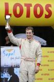 10 Lipiec 2011; Prezentacja zawodników na podium po zakończeniu Górskich Samochodowych Mistrzostw Polski - LOTOS Grand Prix Sopot 2011. Fot. Tomasz Żuber / GrFoto.org