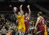 24 Październik 2010; Trefl Sopot v Polpharma Starogard Gdański - Tauron Basket Liga. Ergo Arena, Gdańsk - Sopot. Fot.Tomasz Żuber / GrFoto.org 
 