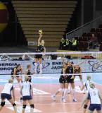 19 Styczeń 2011; Atom Trefl Sopot v KPSK Stal Mielec. Mecz piątej kolejki Plus Ligi Kobiet w sezonie 2010 / 2011. Ergo Arena. Gdańsk - Sopot. Fot. Magdalena Żuber / Grfoto.org